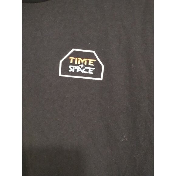 RARE Time Space "Journey Through the Stratosphere" Black Cotton Graphic Tee M - Picture 3 of 5